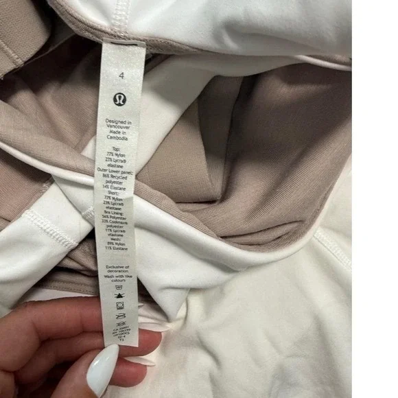 Lululemon Court Rival High-Neck Dress Women 4 White Excellent Tennis Golf Active - Picture 9 of 9